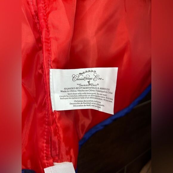 Christmas Eve by Santa’s Best snowman tree skirt - Picture 3 of 4